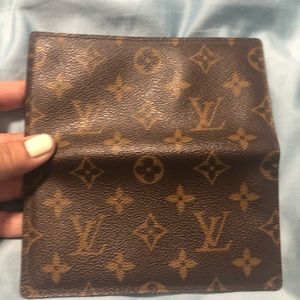 LV Checkbook cover